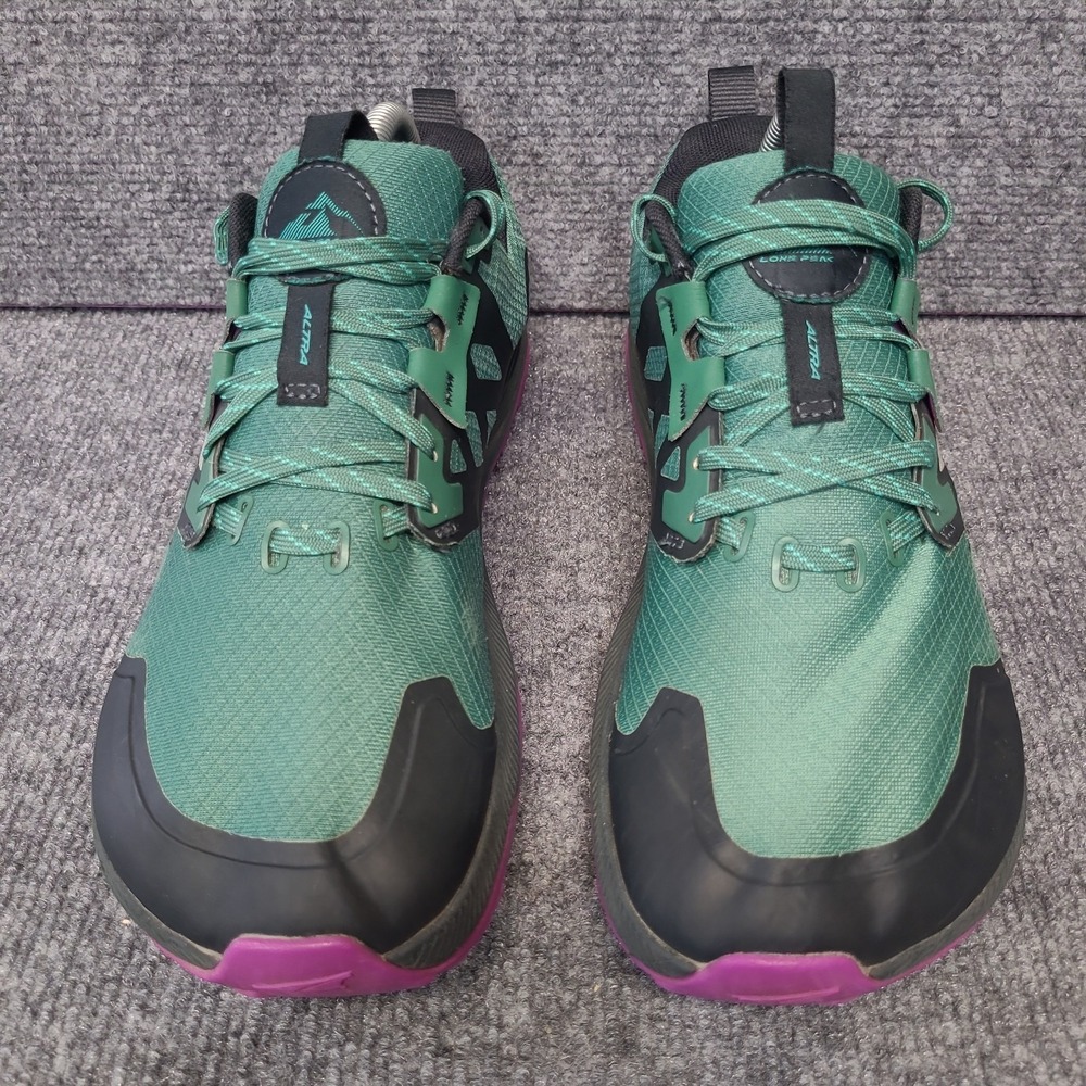 ALTRA Lone Peak 7 Men's 8.5 Trail Running Shoe Green/Teal MacTrac EGO FootShape - Picture 3 of 14